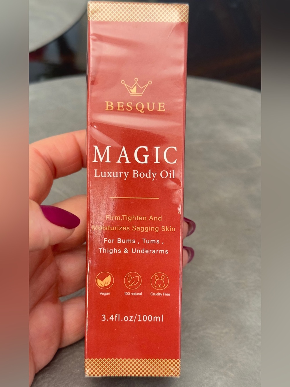 Besque Original Magic Body Oil, 3.4 FL Oz